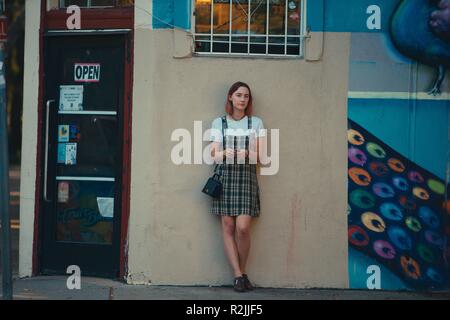 Lady Bird Anno : 2017 USA Direttore : Greta Gerwig Saoirse Ronan Foto Stock