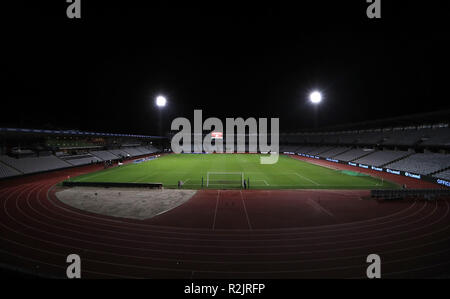 Vista generale di Cerere prima che il Parco delle Nazioni UEFA League, gruppo B4 match tra la Danimarca e la Repubblica di Irlanda. Foto Stock