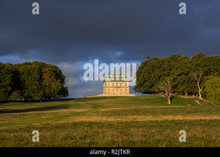 Hermitage, XVIII secolo royal hunting lodge in stile barocco a Jaegersborg Dyrehaven / Jaegersborg Dyrehave, Forest Park a nord di Copenhagen, Danimarca Foto Stock