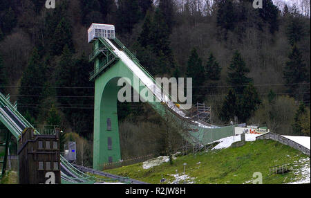 La collina in disuso in gap Foto Stock