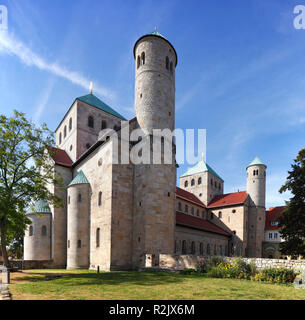 Michaelis chiesa, patrimonio mondiale dell UNESCO, Hildesheim, Bassa Sassonia, Germania, Europa Foto Stock