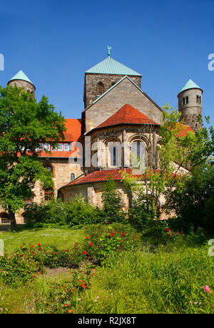 Michaelis chiesa, patrimonio mondiale dell UNESCO, Hildesheim, Bassa Sassonia, Germania, Europa Foto Stock