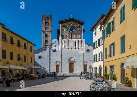 Basilica di San Fredino a Lucca, Toscana, Italia Foto Stock