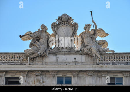 Il Palazzo della Consulta, sede della Corte costituzionale italiana, Roma, Italia. Foto Stock