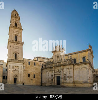 Piazza Duomo di Lecce Foto Stock