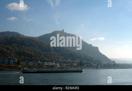 Paesaggio del Reno vicino kÃ¶nigswinter Foto Stock