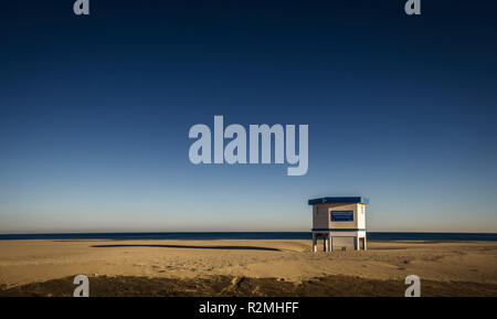 Narbonne Plage, bagnino cottage in autunno Foto Stock