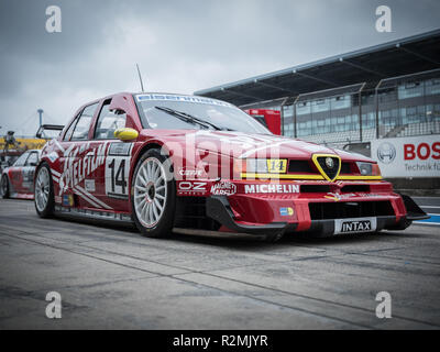 Historic Racing DTM auto, Alfa-Romeo 155 DTM, Christian Danner Foto Stock