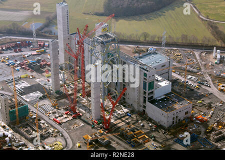 Schmehausen, Hamm, RWE Power AG, centrali a carbone vegetale, Westfalia, Hamm Uentrop, la zona della Ruhr, Renania settentrionale-Vestfalia, Germania, Europa Foto Stock