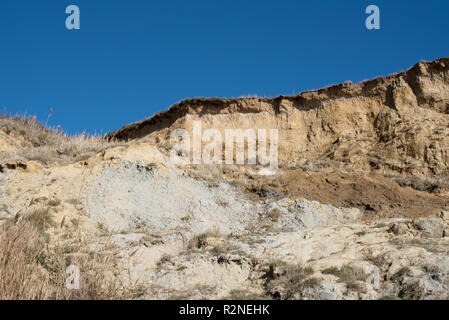 La Jurassic Coast vicino Eype, Bridport, Dorset. Foto Stock