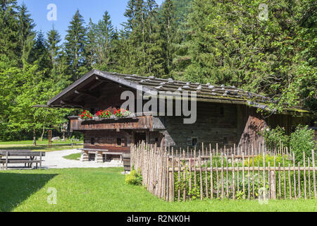 Holzknechtmuseum a Ruhpolding, Chiemgau, Alta Baviera, Baviera, Germania meridionale, Germania, Europa Foto Stock