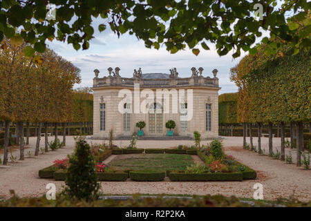 Il Petit Trianon, il Pavillon Francais. Palazzo di Versailles, Francia Foto Stock