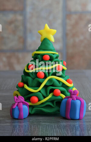 Pasta gioco albero di Natale Foto Stock