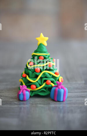 Pasta gioco albero di Natale Foto Stock