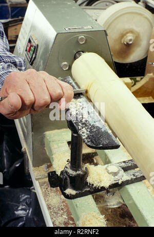 Alphorn maker Foto Stock