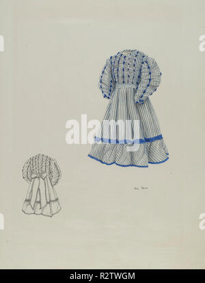 Bambino del vestito. Data: c. 1937. Dimensioni: complessivo: 42,6 x 36,4 cm (16 3/4 x 14 5/16 in.). Medium: acquerello, grafite e penna e inchiostro su carta. Museo: National Gallery of Art di Washington DC. Autore: Ray prezzo. Foto Stock