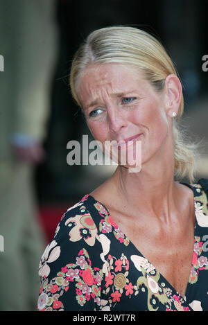 ULRIKA JONSSON LA GUERRA DEI MONDI PERMIERE Odeon Leicester Square Londra Inghilterra 19 Giugno 2005 Foto Stock