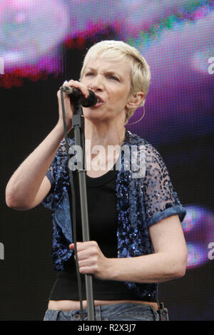 ANNIE LENNOX LIVE 8 HYDE PARK Londra Inghilterra 02 Luglio 2005 Foto Stock