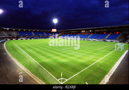 Vista generale della Blue Water Arena prima della partita internazionale amichevole tra la Danimarca U21 e l'Inghilterra U21. PREMERE ASSOCIAZIONE foto. Data immagine: Martedì 20 novembre 2018. Vedi PA storia CALCIO Danimarca U21. Il credito fotografico dovrebbe essere: Simon Cooper/PA Wire. Foto Stock