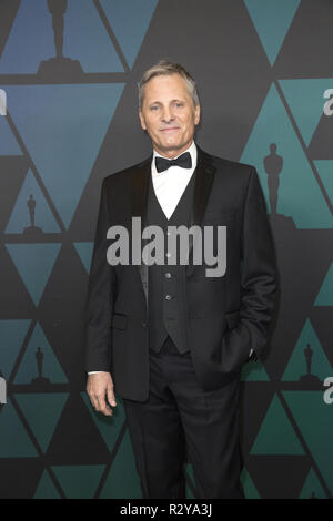 Viggo Mortensen frequenta l Accademia annuale 2018 Governatori Awards nel Ray Dolby sala da ballo a Hollywood & Highland Center a Hollywood, CA, domenica 18 novembre, 2018. Foto Stock