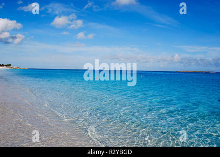 Paesaggio in spiaggia dei Caraibi Foto Stock