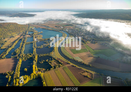 Vista aerea, vista aerea, servizi per lo svago Höxter-Godelheim, Godelheimer Straße, su Ziegenberg, Goslar distretto, Bassa Sassonia, Germania, Europa Boffze Foto Stock