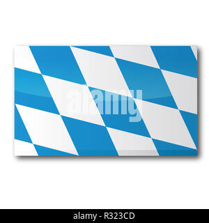 Bandiera bayern Foto Stock