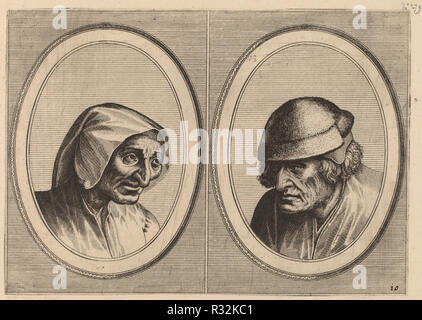 "Verdorde Nel' e 'Jan Afterlam'. Data: c. 1564/1565. Medio: l'attacco. Museo: National Gallery of Art di Washington DC. Autore: Johannes e Lucas van Doetechum dopo Pieter Bruegel il Vecchio. Foto Stock