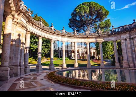 Vista dei Bagni di Montecatini e Pistoia, Siena, Toscana - Italia Foto Stock