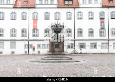 Martin Luther memorial a Wittenberg Foto Stock