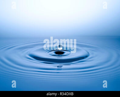 Gocce d'acqua,scende,goccia d'acqua Foto Stock