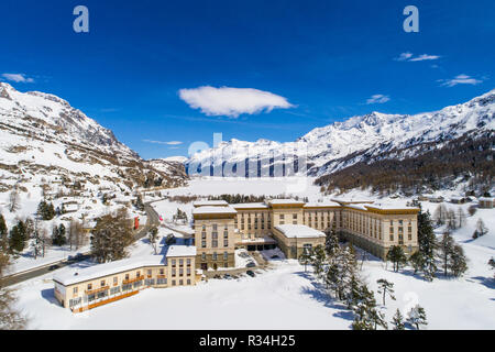 Hotel di lusso in Engadina Foto Stock
