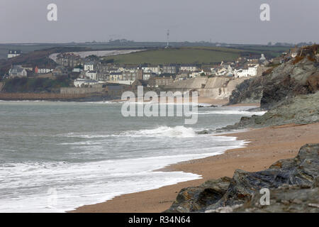 Distanza Pothleven opinioni Loe Bar Helston Cornwall, Robert Taylor/Alamy Live News. Newquay, Cornwall, Regno Unito. Foto Stock