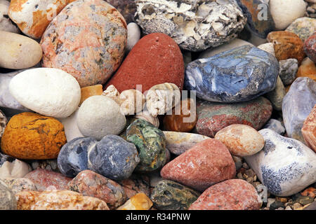 Pietre dal mar baltico beach Foto Stock