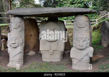 La Colombia, San Agustin, parco archeologico Foto Stock