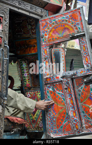 Il Pakistan, biglietto, mercato vecchio Foto Stock