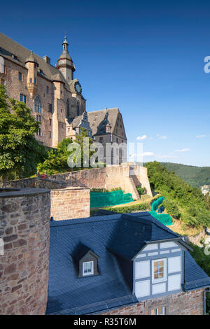 Landgrafenschloss, Marburg, Hesse, Germania Foto Stock
