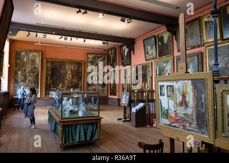 Musee National Gustave Moreau, Casa e studio di simbolista Gustave Moreau, Parigi, Francia Foto Stock