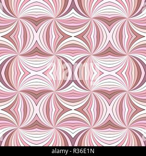 Rosa astratta psichedelico seamless striped vortice a spirale pattern design di sfondo da raggi di vorticazione Illustrazione Vettoriale