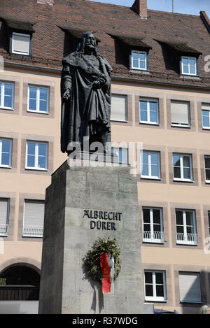 DÃ¼rer dekmal a Norimberga Foto Stock