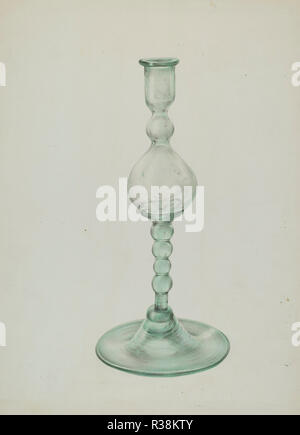 Candelabro. Data: c. 1939. Dimensioni: complessivo: 33,3 x 24,3 cm (13 1/8 x 9 9/16 in.). Medium: acquerello e grafite su cartone. Museo: National Gallery of Art di Washington DC. Autore: Elisabeth Fulda. Foto Stock