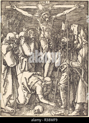 La crocifissione. Data: probabilmente c. 1509/1510. Medium: xilografia. Museo: National Gallery of Art di Washington DC. Autore: Dürer, Albrecht. ALBRECHT Dürer. Foto Stock