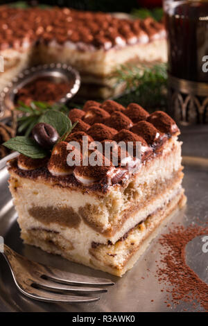 Tiramisù di natale Foto Stock