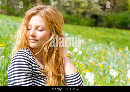 Godetevi la primavera Foto Stock