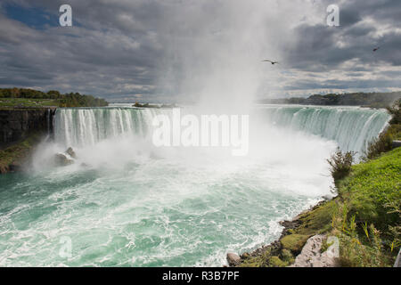 Cascate del Niagara, Horseshoe Falls, Niagara Falls, Ontario, Canada Foto Stock