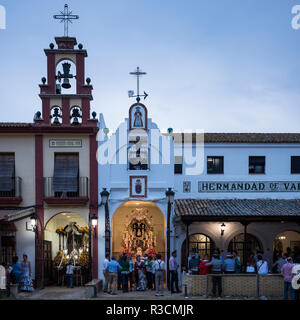 Pellegrinaggio di El Rocio, distretto di Huelva, Andalusia, Spagna Foto Stock