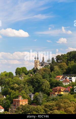 Wallfahrtskirche Cappella, Wurzburg, Baviera, Germania Foto Stock