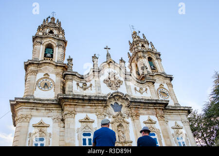 Lamego, Portogallo - 5 Ottobre 2018 : i dettagli del Santuario di Nostra Signora dei Rimedi ,District Viseu, in Portogallo Foto Stock