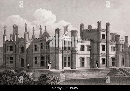 Dalmeny House, vicino a Dalmeny sul Firth of Forth, secolo XIX, dalla moderna Atene da Th. H. Pastore Foto Stock