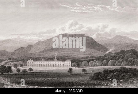 Castello di Buchanan, Drymen, Stirlingshire, secolo XIX, dalla moderna Atene da Th. H. Pastore Foto Stock